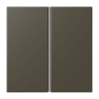 JUNG - Tastensatz 2fach, F40, Serie LS, ombre naturelle 31