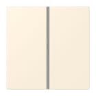 JUNG - Tastensatz 2fach, F40, Serie LS, blanc ivoire
