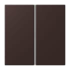 JUNG - Tastensatz 2fach, F40, Serie LS, terre d’ombre brûlée 59