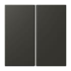 JUNG - Tastensatz 2fach, F40, Serie LS, ombre naturelle 59