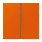 JUNG - Tastensatz 2fach, F40, Serie LS, orange vif