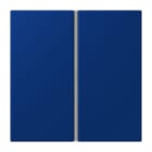 JUNG - Tastensatz 2fach, F40, Serie LS, bleu outremer foncé