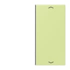 JUNG - Taste 2fach, mit Pfeilsymbolen, F40, Serie LS, vert jaune clair