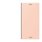 JUNG - Taste 2fach, mit Pfeilsymbolen, F40, Serie LS, l'ocre rouge clair