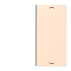 JUNG - Taste 2fach, mit Pfeilsymbolen, F40, Serie LS, terre sienne pâle