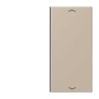 JUNG - Taste 2fach, mit Pfeilsymbolen, F40, Serie LS, ombre naturelle claire