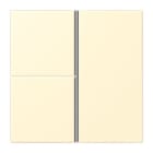 JUNG - Tastensatz 3fach, F40, Serie LS, blanc