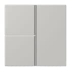 JUNG - Tastensatz 3fach, F40, Serie LS, gris clair 31