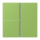 JUNG - Tastensatz 3fach, F40, Serie LS, vert 31
