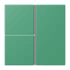JUNG - Tastensatz 3fach, F40, Serie LS, vert 59