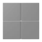 JUNG - Tastensatz 4fach, F40, Serie LS, gris 31