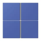 JUNG - Tastensatz 4fach, F40, Serie LS, bleu outremer 31