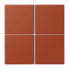 JUNG - Tastensatz 4fach, F40, Serie LS, l'ocre rouge