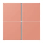 JUNG - Tastensatz 4fach, F40, Serie LS, l'ocre rouge moyen