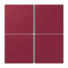 JUNG - Tastensatz 4fach, F40, Serie LS, le rubis