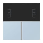 JUNG - Tastensatz 3fach, F40 Raumcontroller, Serie LS, outremerclair