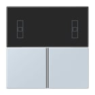 JUNG - Tastensatz 3fach, F40 Raumcontroller, Serie LS, outremer pale
