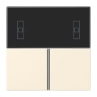 JUNG - Tastensatz 3fach, F40 Raumcontroller, Serie LS, blanc ivoire
