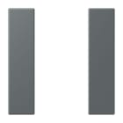 JUNG - Tastensatz 1fach, F50, Serie LS, gris foncé 31