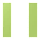 JUNG - Tastensatz 1fach, F50, Serie LS, vert clair