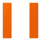 JUNG - Tastensatz 1fach, F50, Serie LS, orange