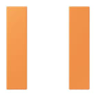 JUNG - Tastensatz 1fach, F50, Serie LS, orange clair