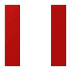 JUNG - Tastensatz 1fach, F50, Serie LS, rouge vermillon 31