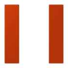 JUNG - Tastensatz 1fach, F50, Serie LS, rouge vermillon 59