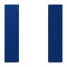 JUNG - Tastensatz 1fach, F50, Serie LS, bleu outremer foncé
