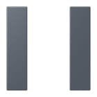 JUNG - Tastensatz 1fach, F50, Serie LS, gris fonce 59