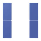 JUNG - Tastensatz 2fach, F50, Serie LS, bleu outremer 31