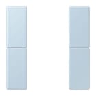 JUNG - Tastensatz 2fach, F50, Serie LS, outremerclair