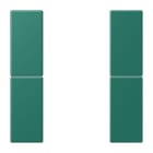 JUNG - Tastensatz 2fach, F50, Serie LS, vert anglais