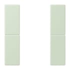 JUNG - Tastensatz 2fach, F50, Serie LS, vert anglâis pale