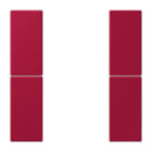 JUNG - Tastensatz 2fach, F50, Serie LS, rouge carmin