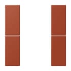 JUNG - Tastensatz 2fach, F50, Serie LS, l'ocre rouge