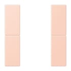 JUNG - Tastensatz 2fach, F50, Serie LS, l'ocre rouge clair