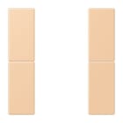 JUNG - Tastensatz 2fach, F50, Serie LS, terre sienne claire 31