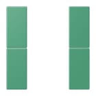 JUNG - Tastensatz 2fach, F50, Serie LS, vert 59