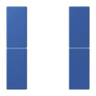 JUNG - Tastensatz 2fach, F50, Serie LS, bleu outremer 59