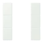 JUNG - Tastensatz 3fach, F50, Serie LS, outremer gris