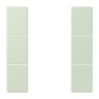 JUNG - Tastensatz 3fach, F50, Serie LS, vert anglâis pale
