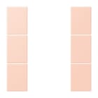 JUNG - Tastensatz 3fach, F50, Serie LS, l'ocre rouge clair
