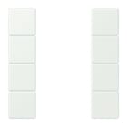 JUNG - Tastensatz 4fach, F50, Serie LS, outremer gris