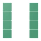 JUNG - Tastensatz 4fach, F50, Serie LS, vert 59