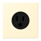 JUNG - Steckdose, US-Norm NEMA, 15 A 125 V ~, Schraubkl., ohne Krallen, Serie LS, blanc