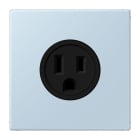 JUNG - Steckdose, US-Norm, 15 A 125 V ~, Schraubkl., ohne Krallen, outremerclair