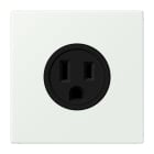 JUNG - Steckdose, US-Norm, 15 A 125 V ~, Schraubkl., ohne Krallen, outremer gris
