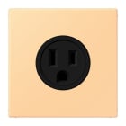 JUNG - Steckdose, US-Norm, 15 A 125 V ~, Schraubkl., ohne Krallen, terre sienne claire 59