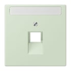 JUNG - Abdeckung für IAE/UAE Dosen 1 x 8-polig,Schriftfeld, Serie LS, vert anglâis pale